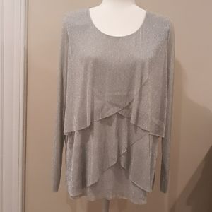 Chico's metallic top